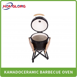 21-inch decorated Kamado ceramic oven, perfect for barbecuing