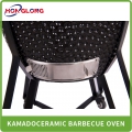 21-inch decorated Kamado ceramic oven, perfect for barbecuing