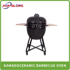 25-inch decorated Kamado ceramic oven, perfect for barbecuing